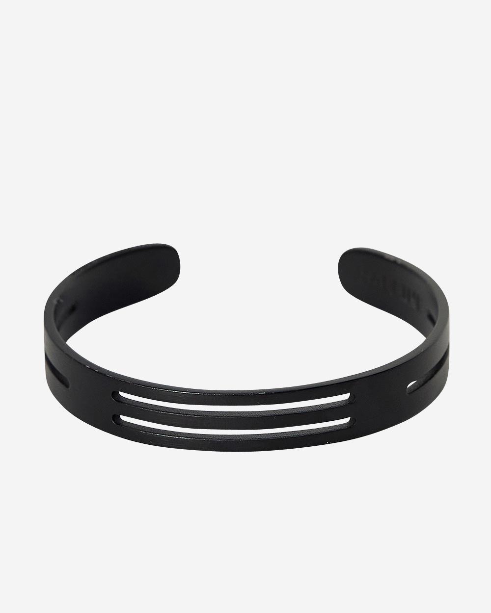 COATED BLACK H PUNCHED BANGLE(SA104)