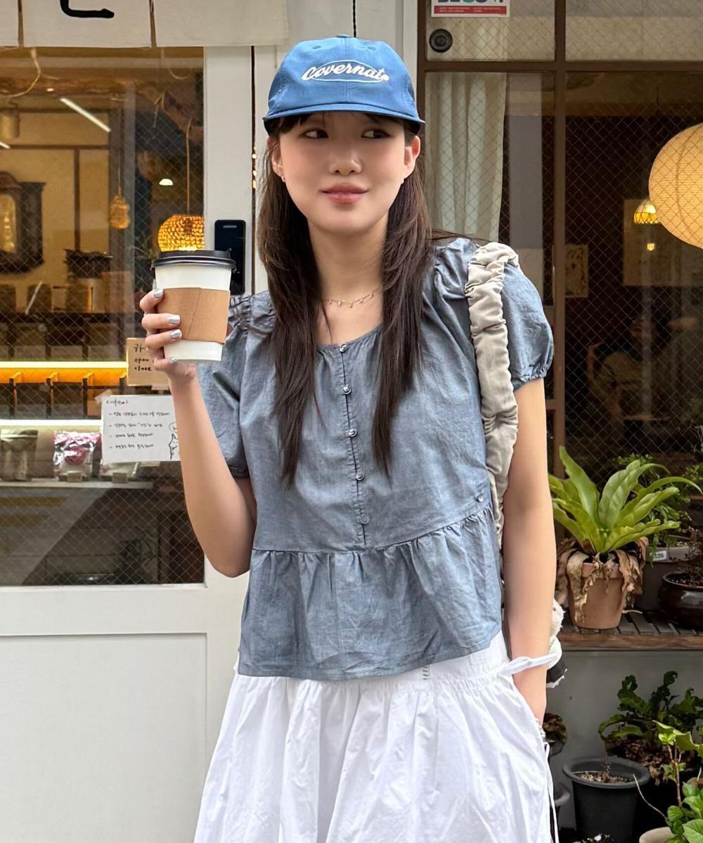 [잉화 PICK]클로버하트 나일론 덕캡 Blue