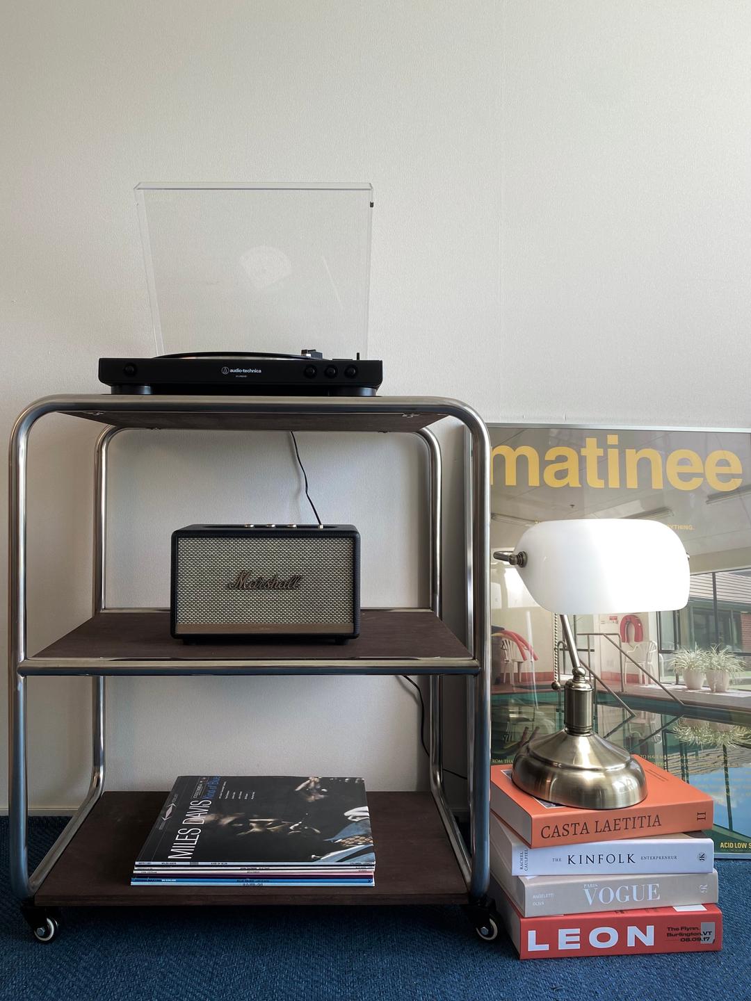 3단 트롤리 선반