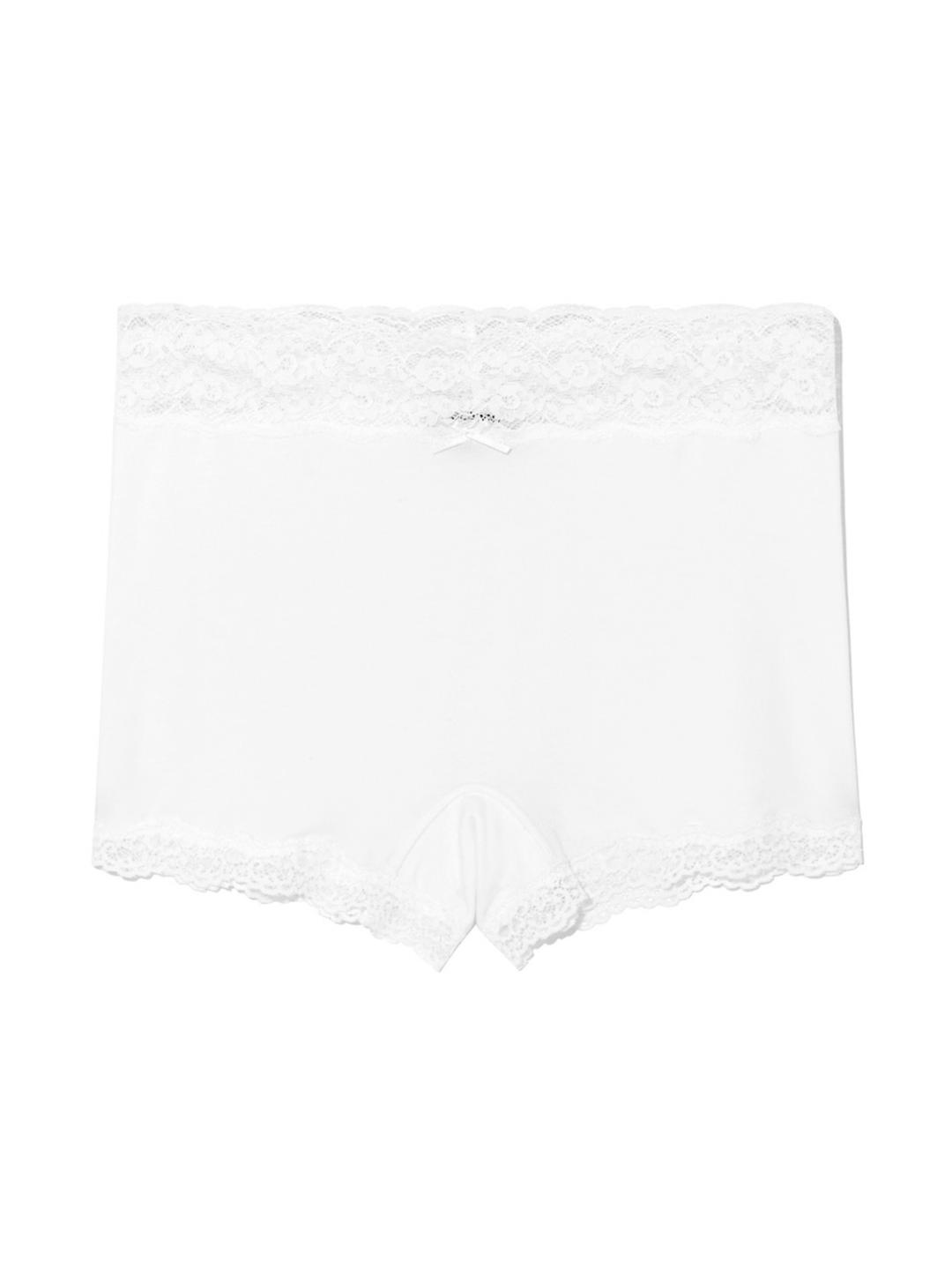 ALLURE LACE BOYSHORTS (WHITE)