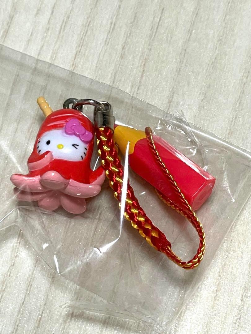 【激レア❣️】ハローキティ 根付 タコさんウインナー 合格必勝 winner