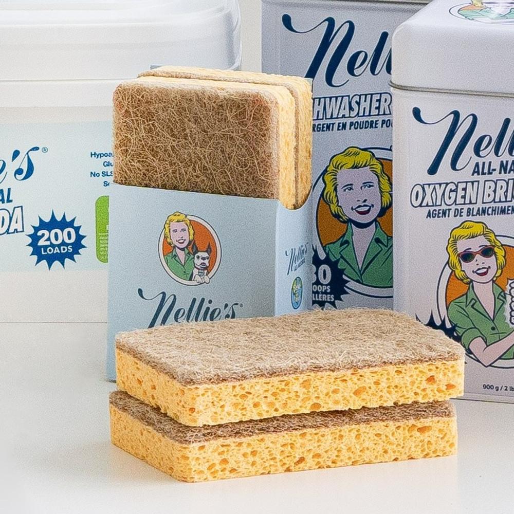 천연 수세미 NELLIE'S 2+1 뽑아쓰는 옥수수 설거지 주방 일회용 뜯어쓰는