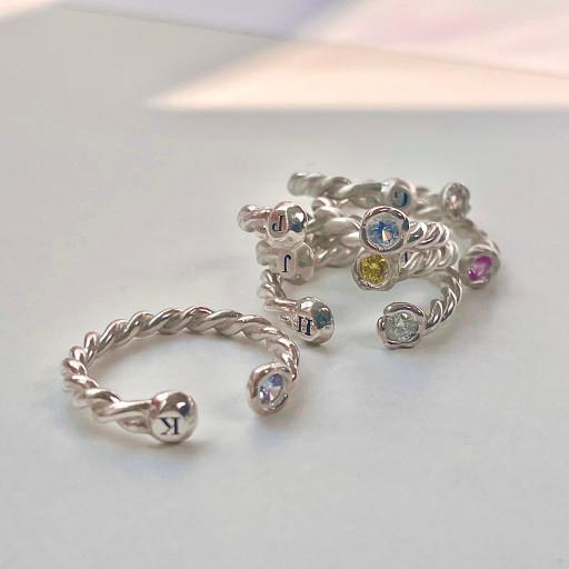 [925실버 ][각인무료]멜팅 캔디 초알 오픈링