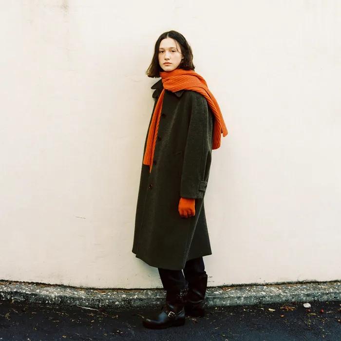 Harley Balmacaan Coat (Khaki)
