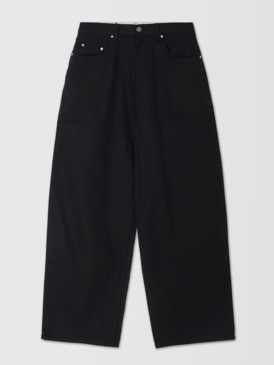 제플린 맥스 와이드 치노 팬츠 (블랙)