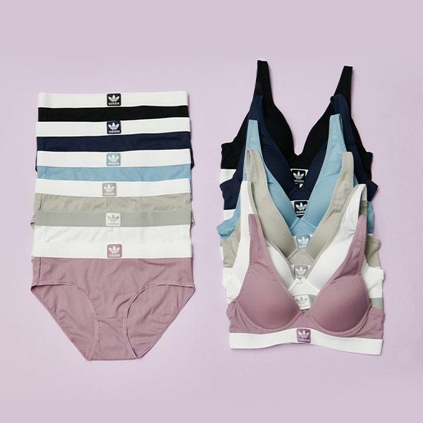 [인기상품] 오리지널 노와이어 트레포일 페일 브라팬티 6 Colors