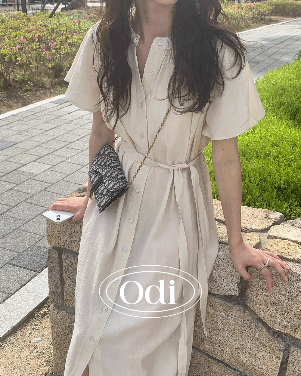 벨라 셔링 요루 여름 롱 원피스 (2컬러)