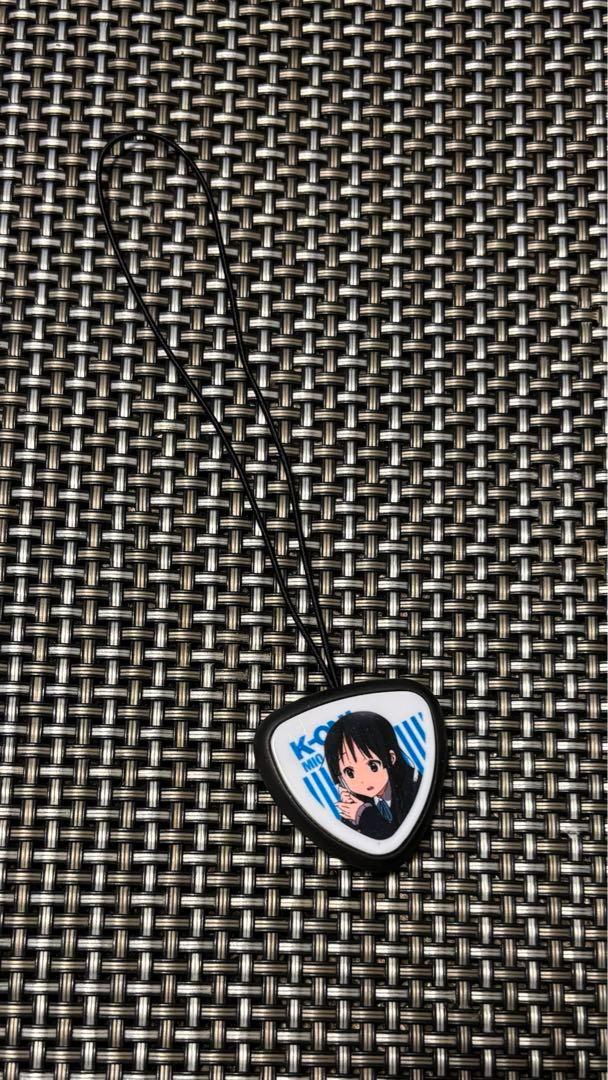 けいおん！　秋山澪　ギターピック　伊藤園　ストラップ