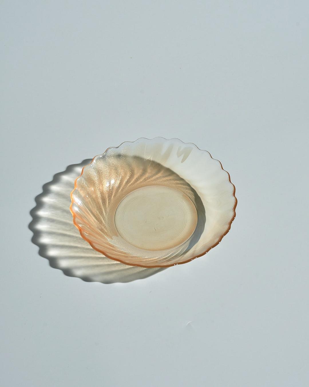Arcoroc Glass Plate (yellow orange)