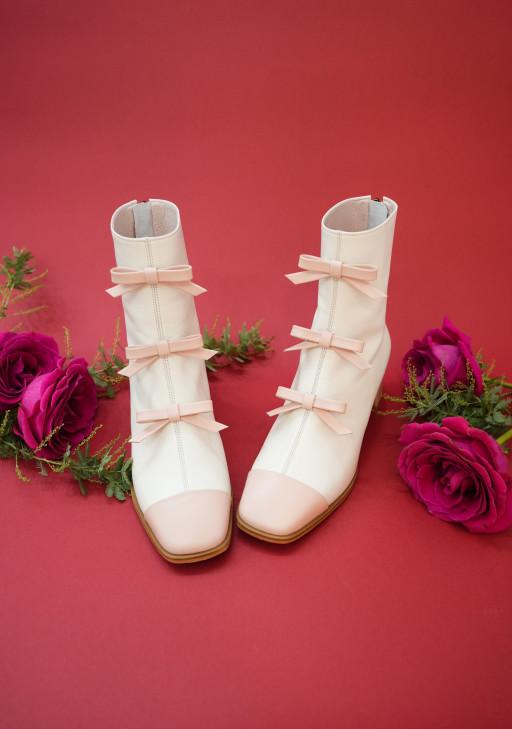 몽슈 리본 앵클부츠 245 ONESIZE