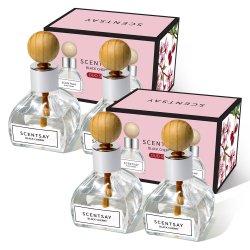 [2+2] 자동차 차량용 블랙체리 방향제 듀얼 세트 (총4개입)