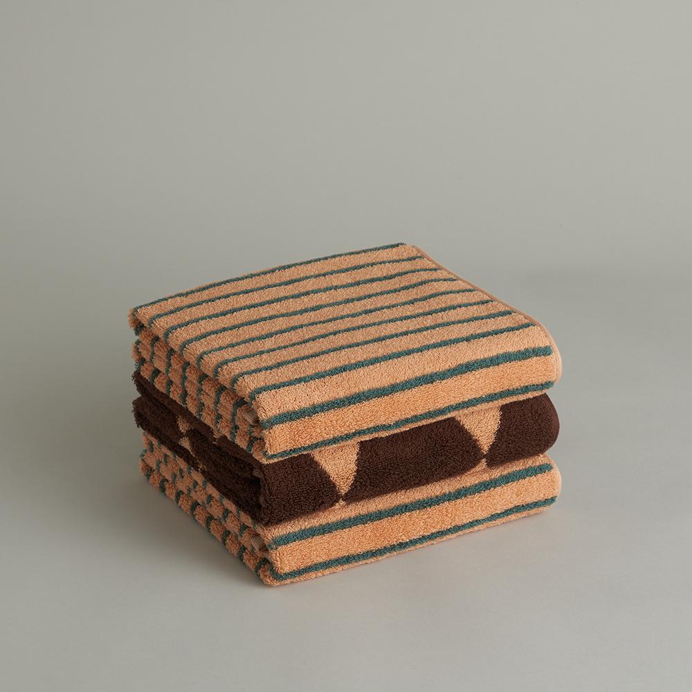 더 그란 | [에디션] 페이스 타월 - 크레페 케이크 & 베이크드 크로와상 (3P)