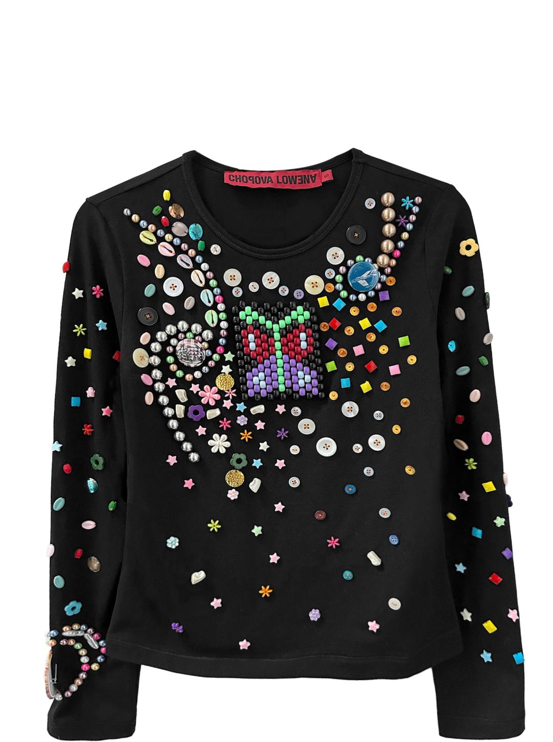 NIGHT DEFUNCT BEADED JERSEY