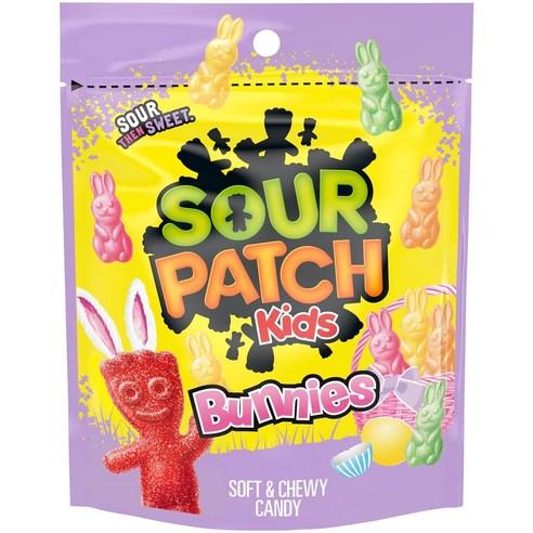 10 Ounce (Pack of 1) SOUR PATCH KIDS Bunnies Soft 10온스(1팩) SOUR PATCH KIDS Bunnies 부드럽고 쫄깃한 부활절 캔디, 283g, 1개 - 츄잉/소프트캔디 | 쿠팡