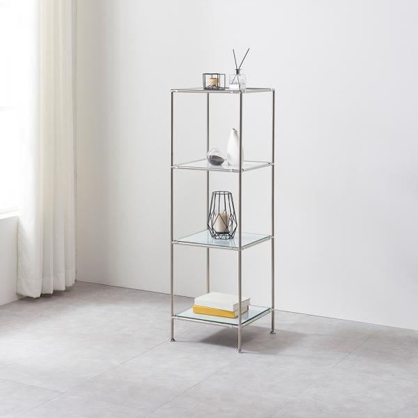 미드센츄리 모듈 로디얼 4단 선반 수납 장식장 400