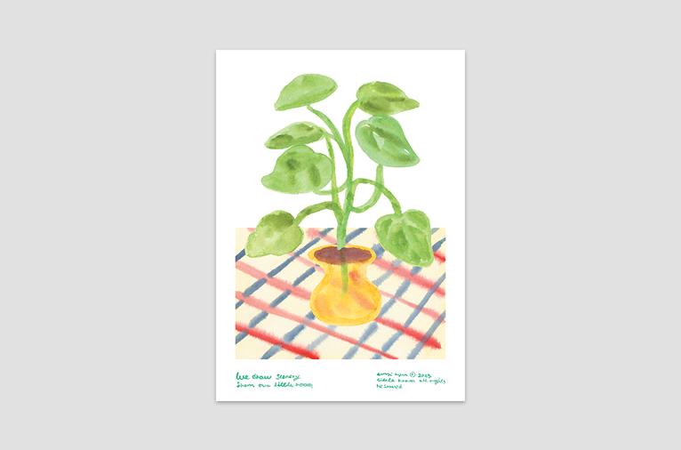 [리틀룸] Still life with yellow and green Poster