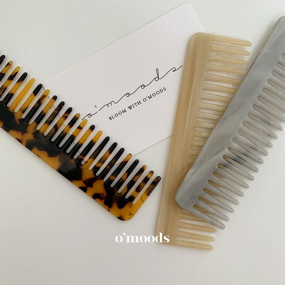 미들 모던 헤어 빗 빈티지 셀룰로오스 프랑스 마블 호피 레오파드 심플 휴대용 브러쉬