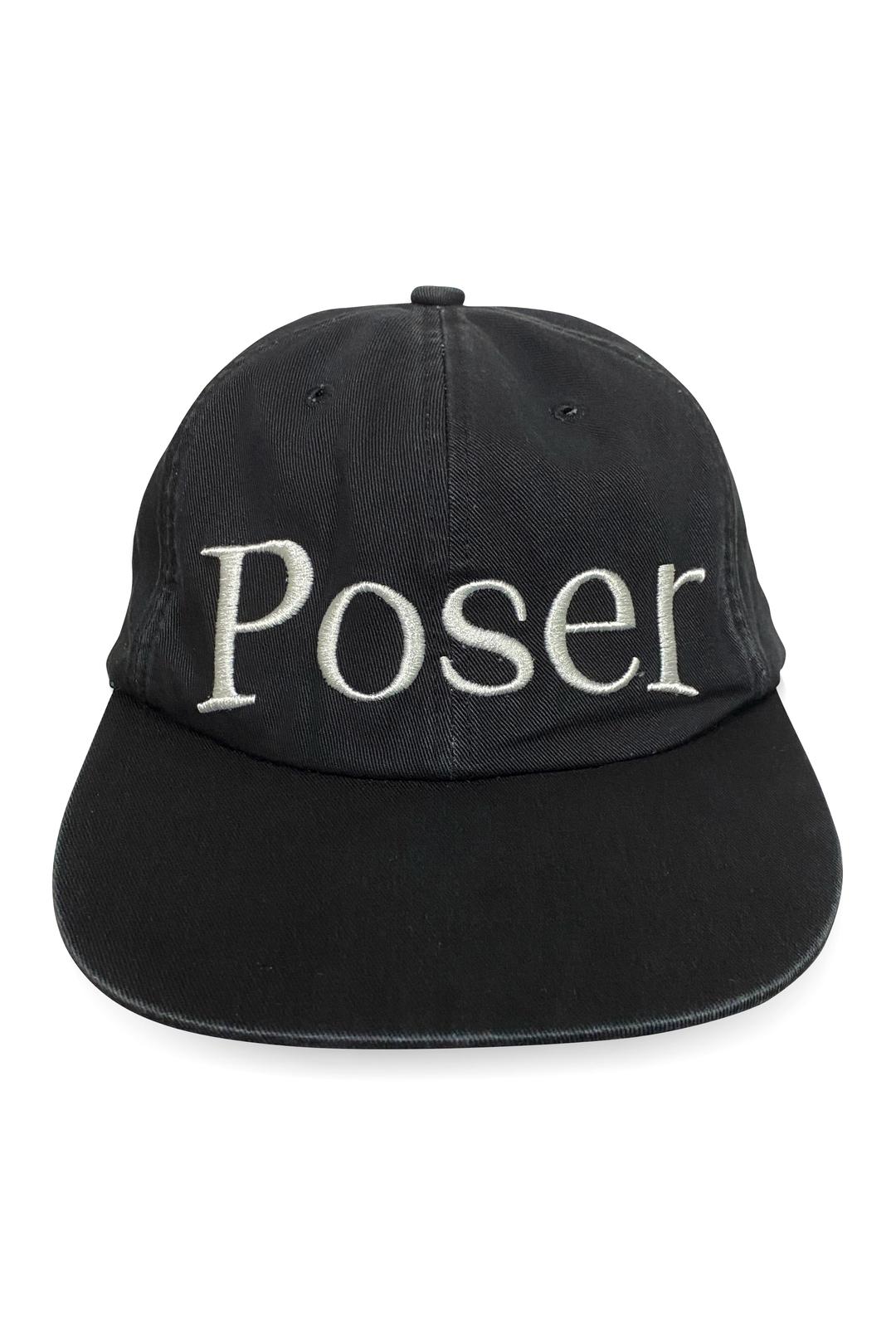 'Poser\' vintage cap/Black