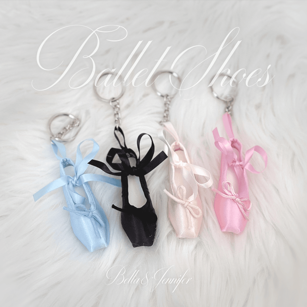 발레 토슈즈 키링 4colors 발레코어 발레리나 핑크 키홀더 가방 에어팟 체인 열쇠고리