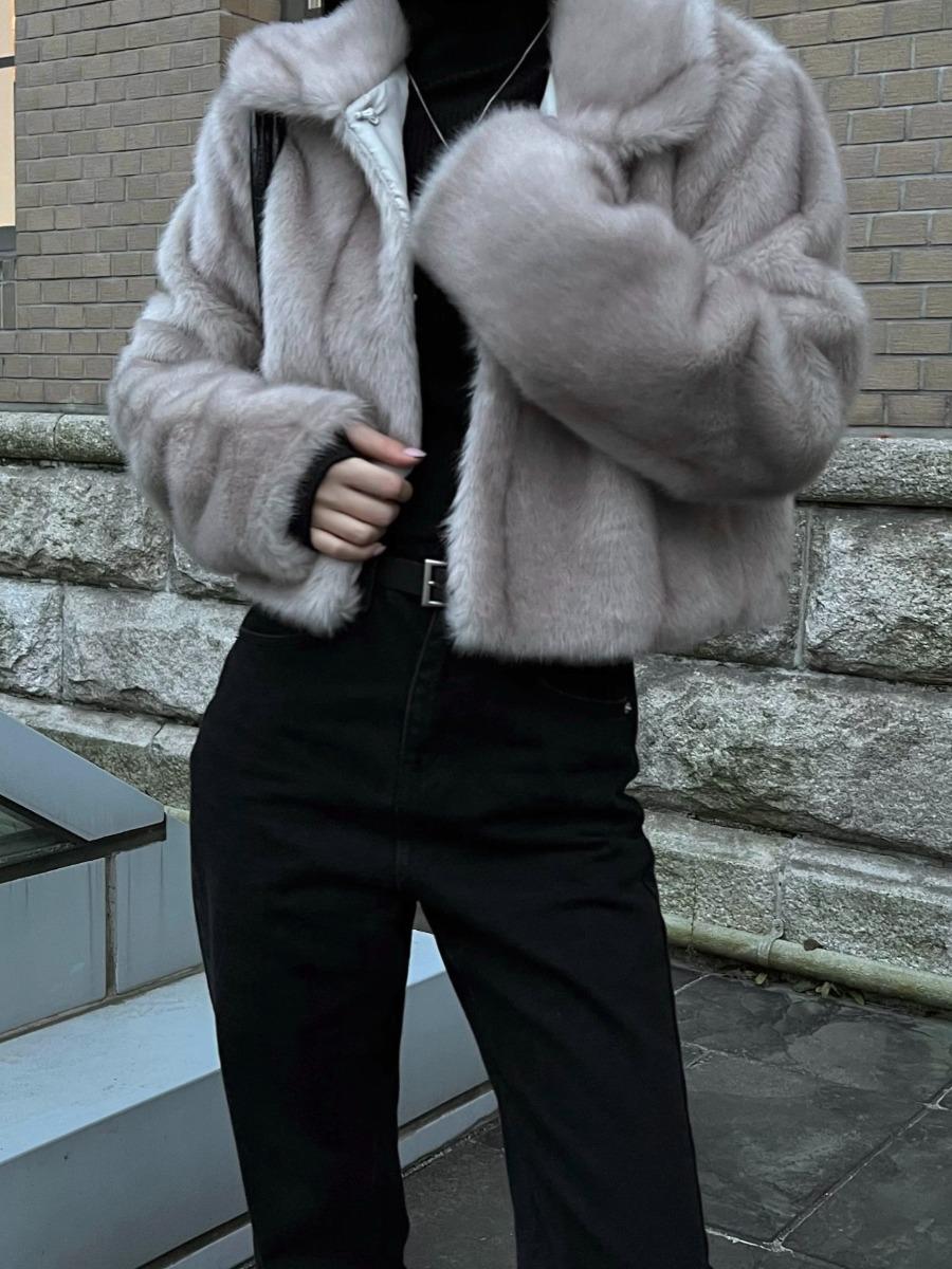 Calm Fur Jacket (2color)