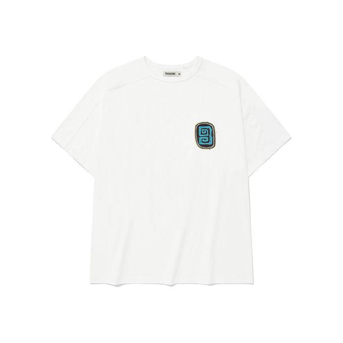Fuzzy half T-shirts / Off White