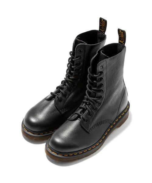 닥터마틴(DR.MARTENS)  1490 10홀 블랙 버지니아 / 22524001 - 사이즈 & 후기 | 무신사