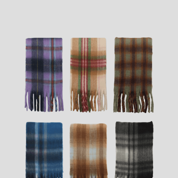 [당일발송] toy check muffler ( 6 color )