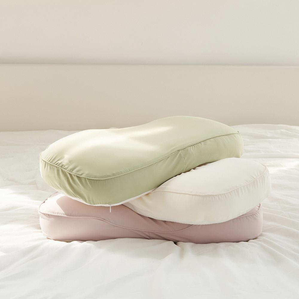 낮고 부드러운 경추베개 테라피스트 일자목 거북목 디스크 베개