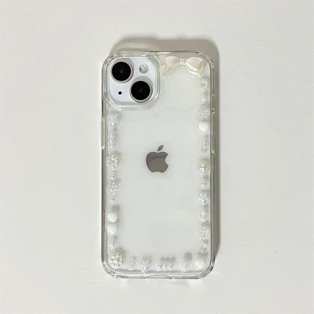 white ribbon phonecase