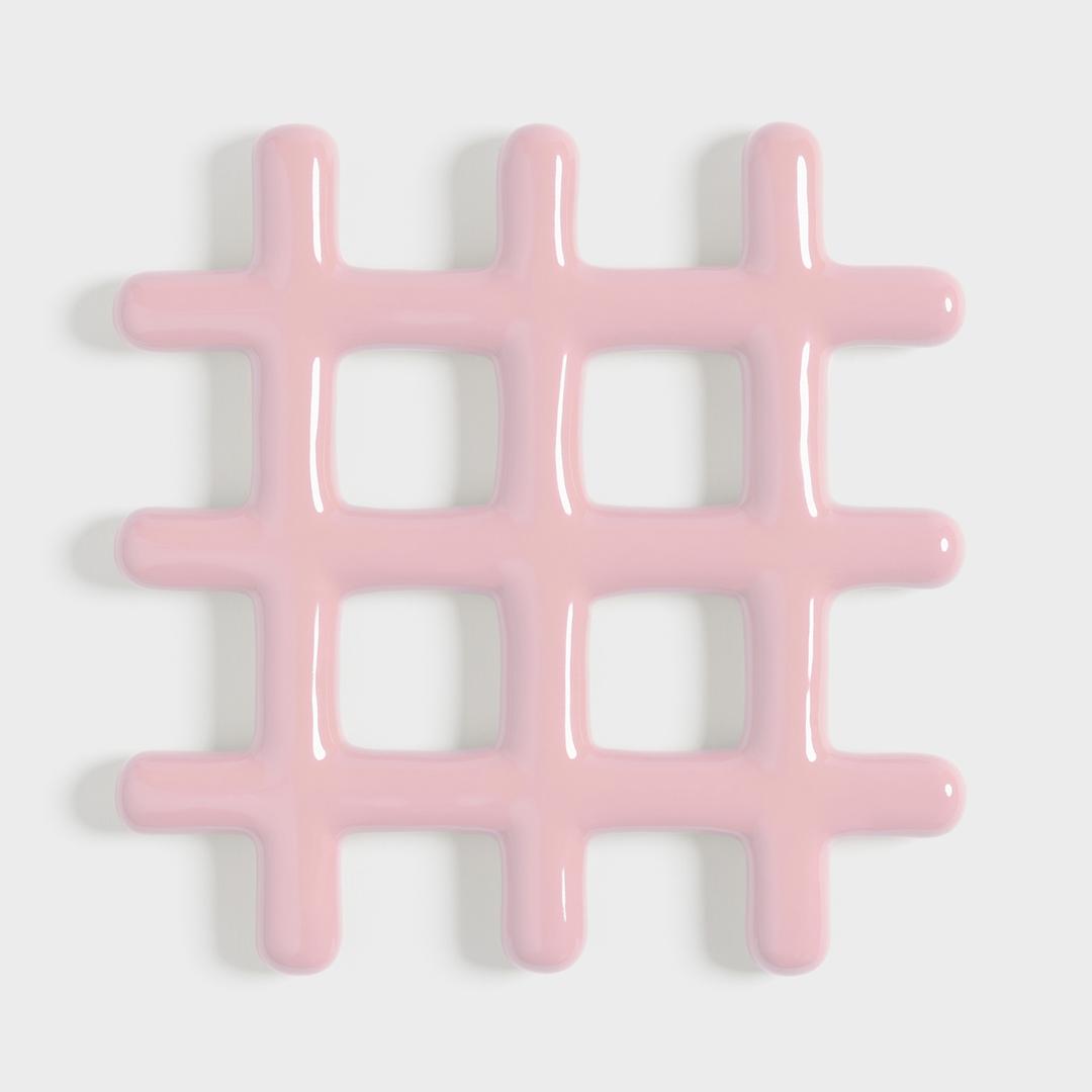 TRIVET GRID - PINK