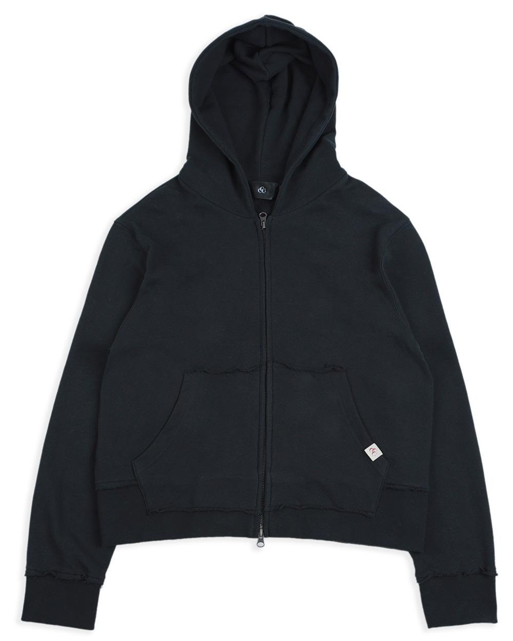 Grunge vintage set - up hoodie ( black )