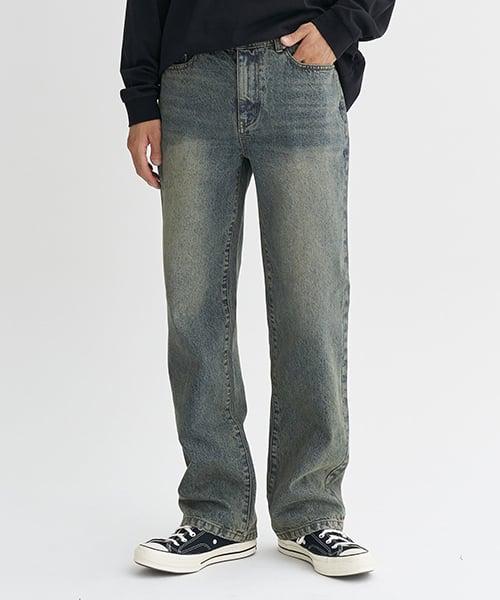 와이드 데님 팬츠 (BEIGE INDIGO)