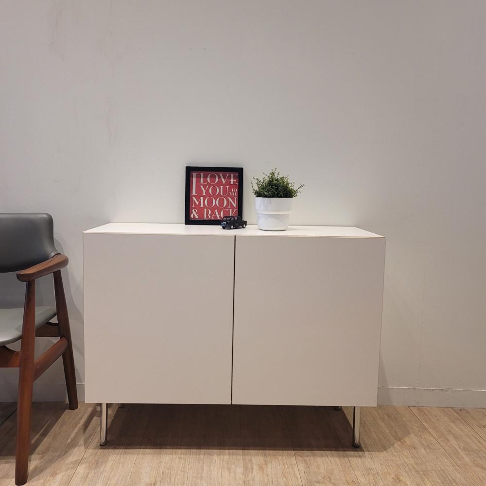 오노홈 옐로우수납장 화이트수납장  콘솔