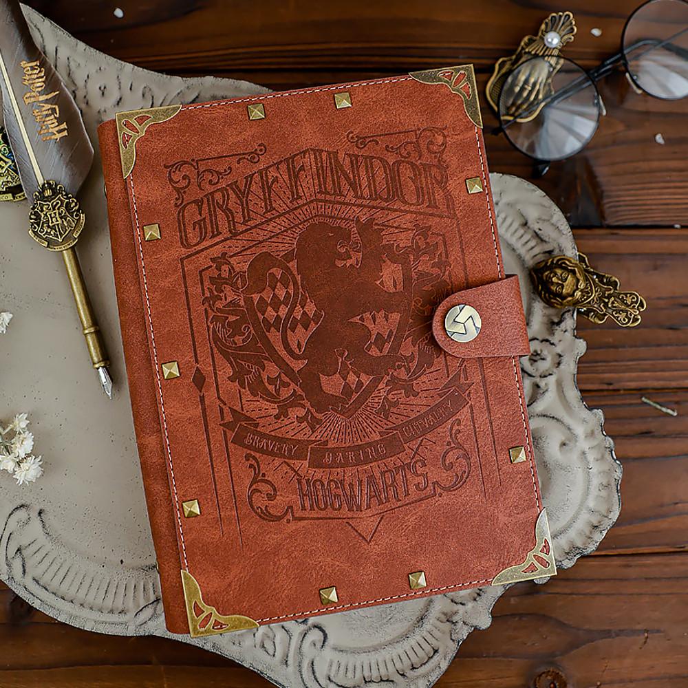 스터드 가죽 해리포터 기숙사 6공 다이어리 A5 B5 바인더 일기 빈티지 다꾸 호그와트