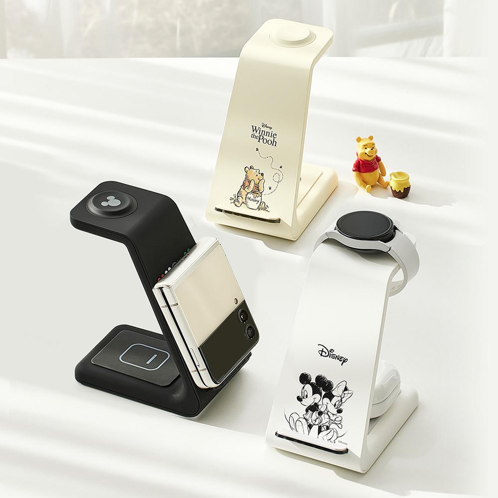 디즈니 3in1 고속 무선충전기 갤럭시워치5 갤럭시워치4