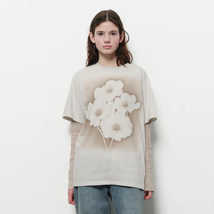 25 GRAPHIC PRINTING TEE (light grey)