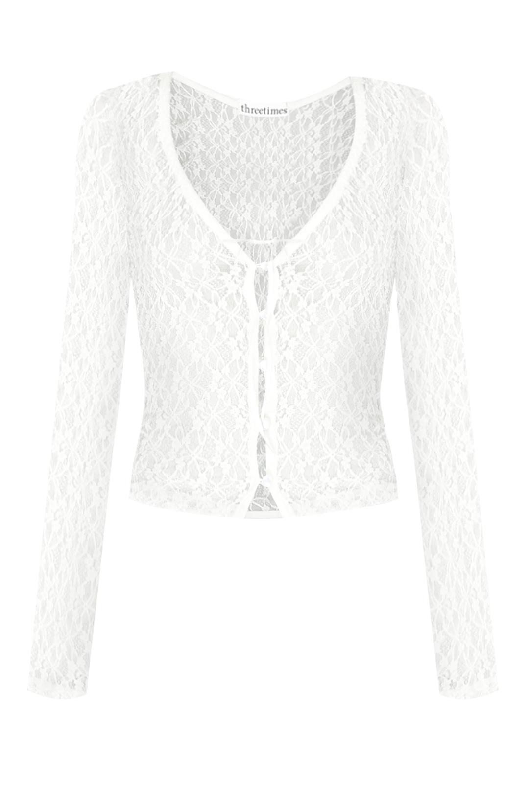Romantic lace cardigan