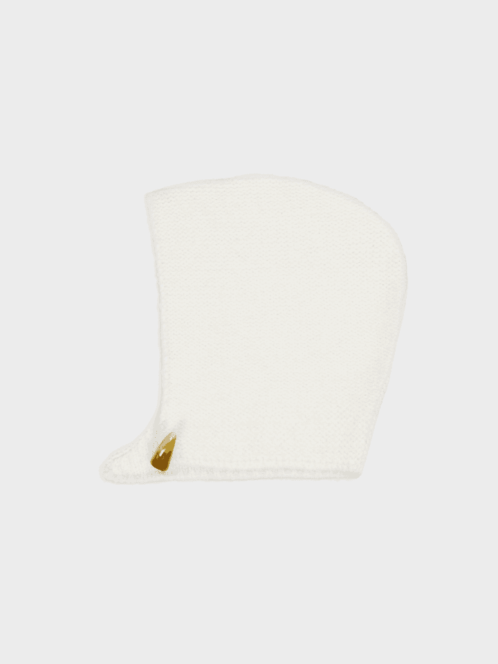 Toggle Knitting Balaclava (Ivory)