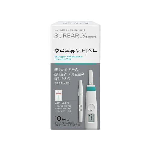 슈얼리 스마트 여성호르몬 테스트 호르몬 듀오 10개입(기기 별매)