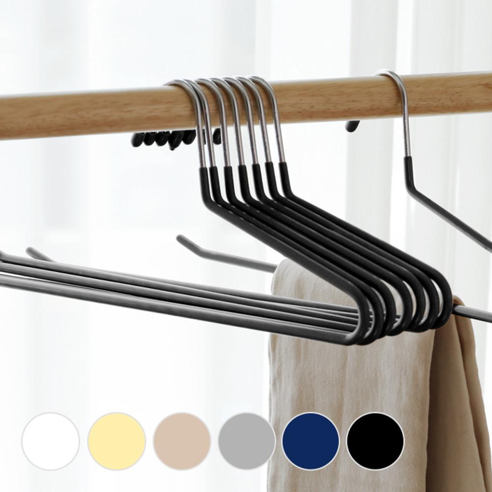 논슬립 철제 코팅 1단 바지걸이 20P