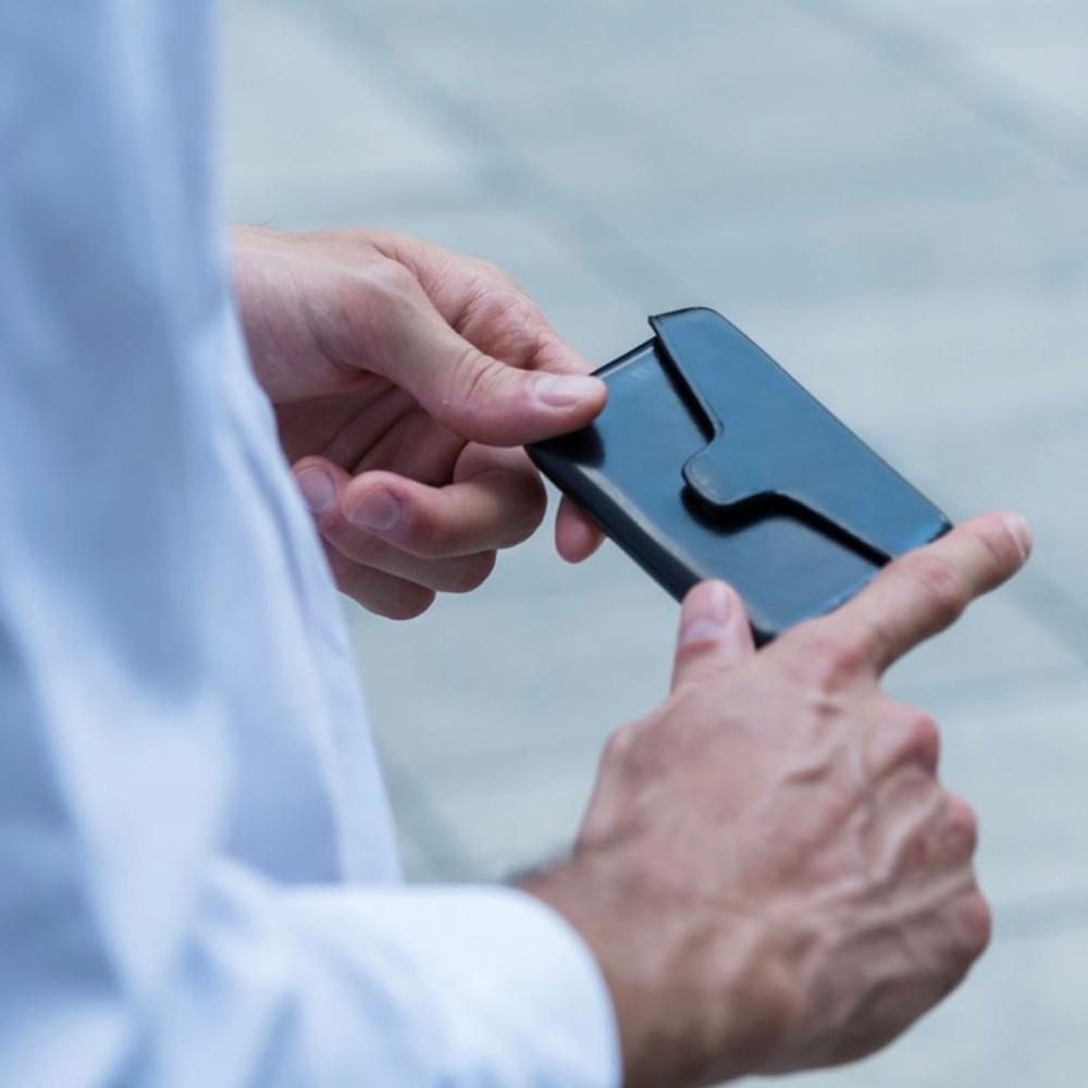 일부세토 마그네틱 카드지갑 il bussetto leather card holder 르메르