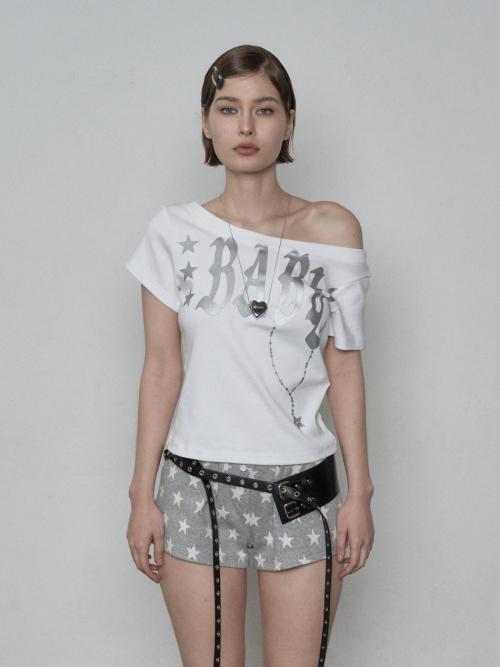 BABY WIDE NECK TOP / WHITE