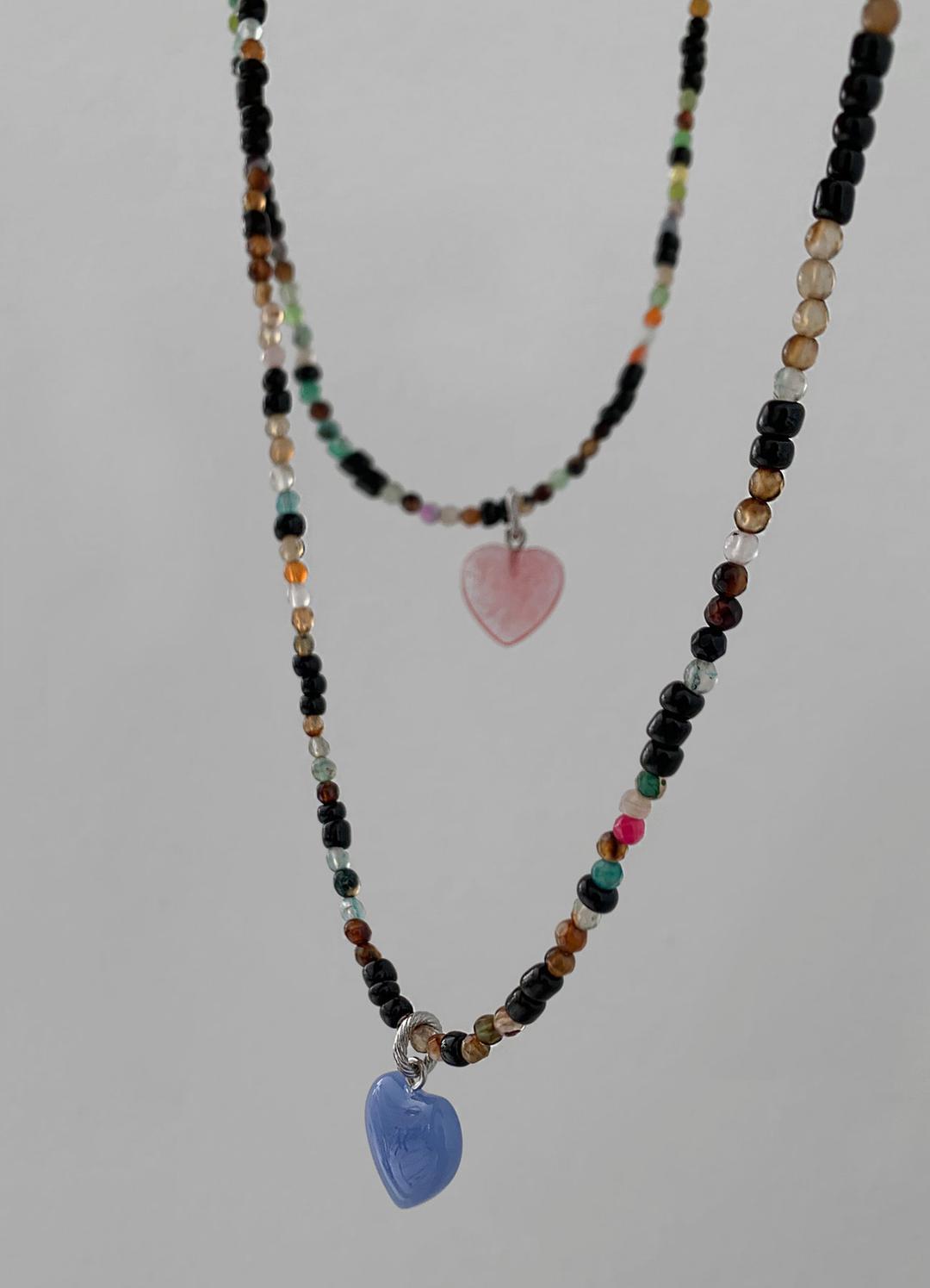 [런닝맨 원슈타인 착용] Mano Heart Pendant N. (2color)