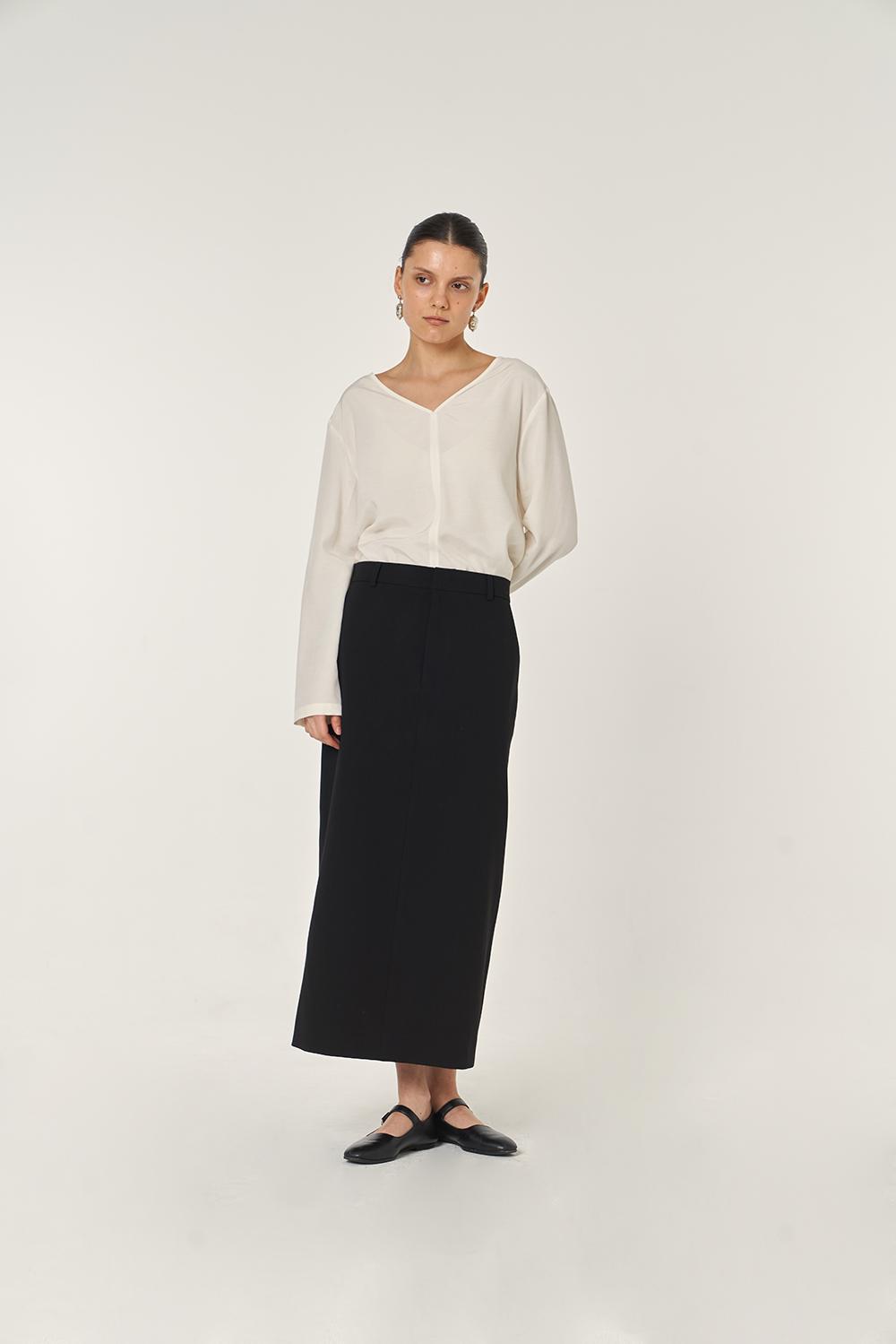 Chloe Maxi Skirt (Black)