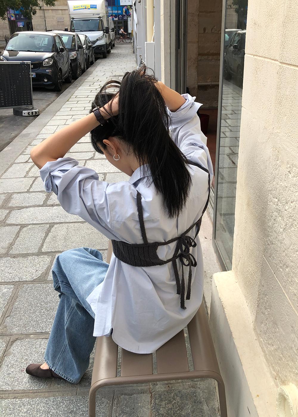 르모어 [9th] 코튼 오버핏 셔츠 - 4 Colors *화이트, 스카이블루 2주 소요