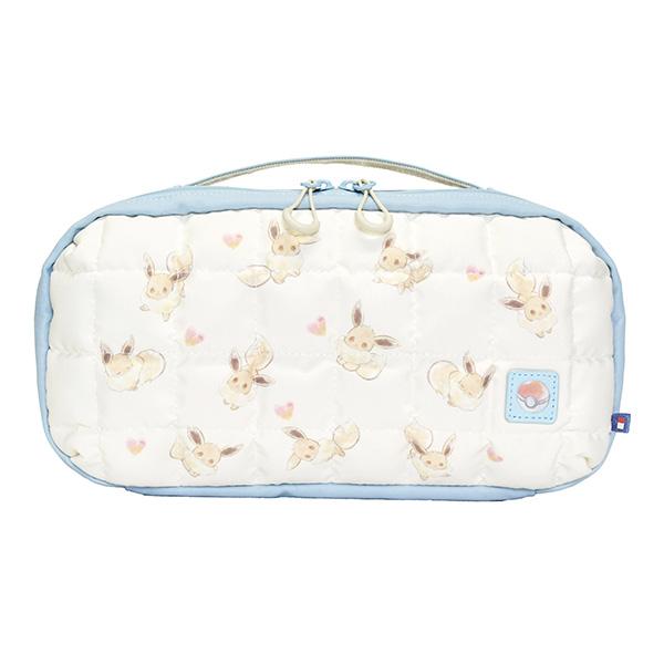 [닌텐도] 호리 퀼팅미디움파우치 for 스위치2 복슬복슬 이브이