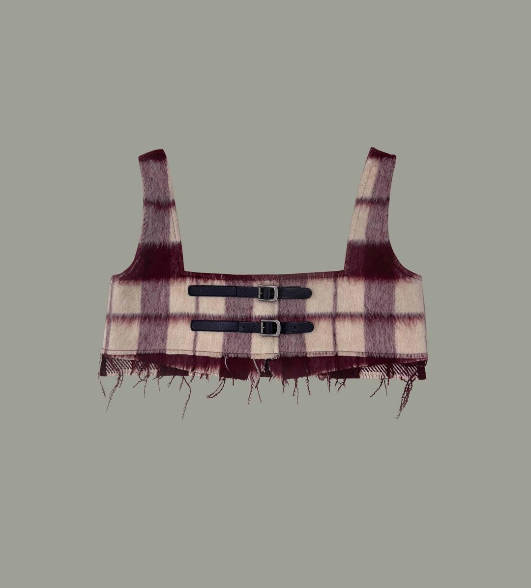 rogue bustier - checkered