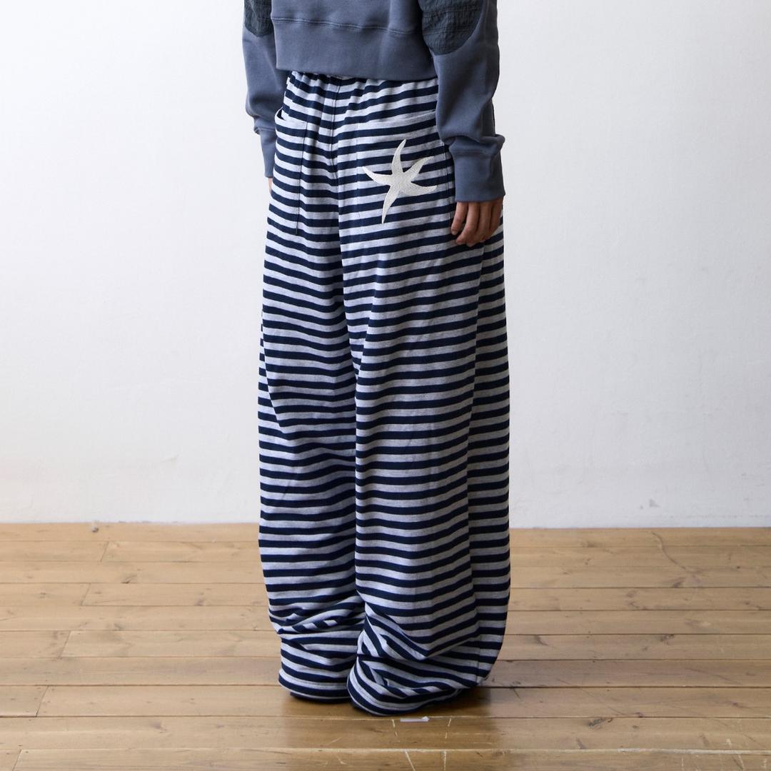 TCM stripe sweat pants (navy/charcoal) (9/5 예약배송)