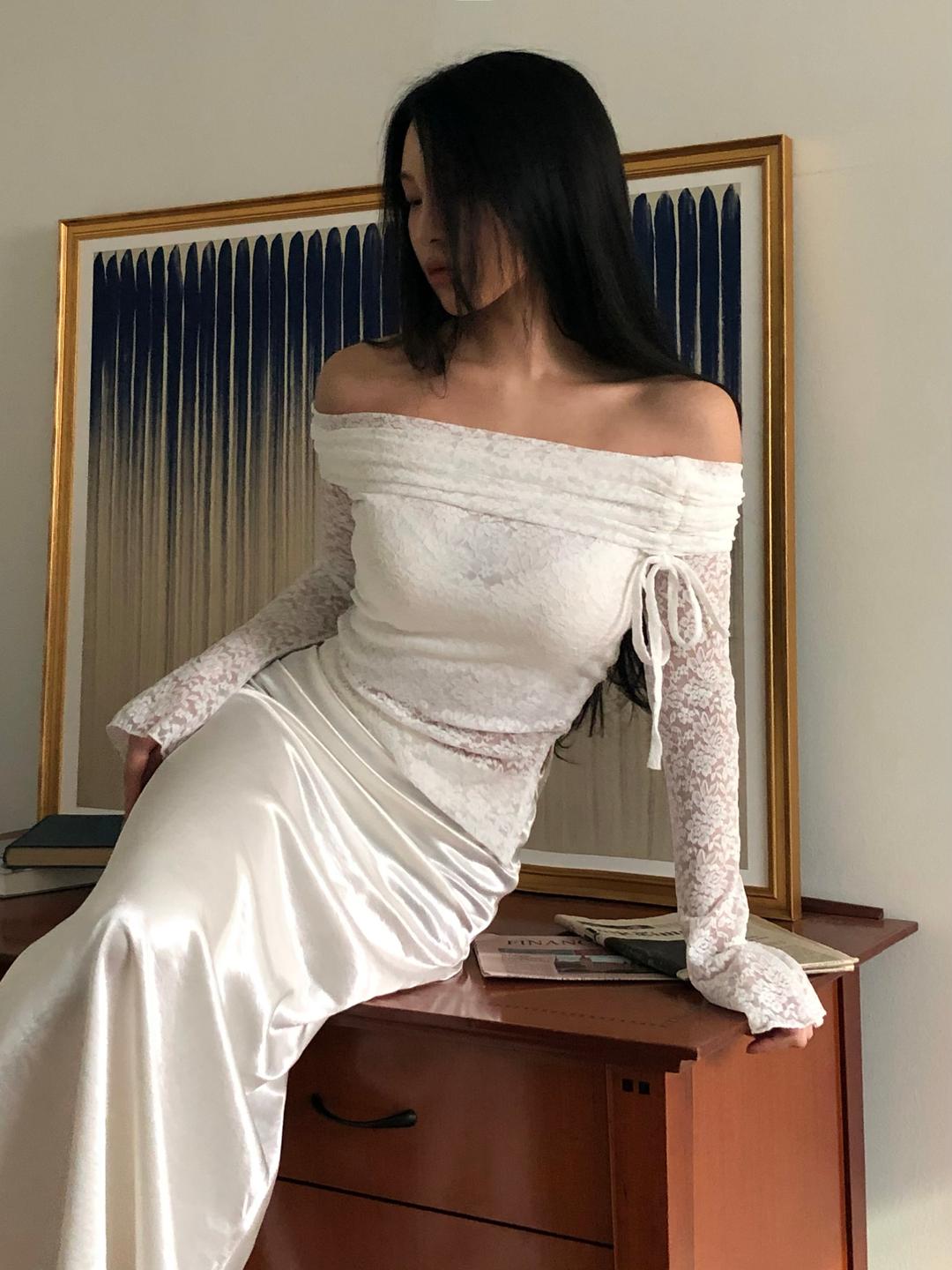 Rose Off-Shoulder Top