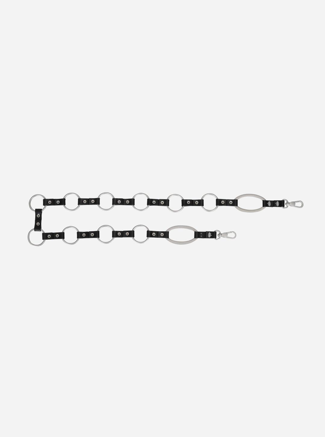 RINGANA O-RING CHAIN BELT BLACK